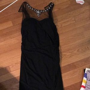 Body con black formal dress